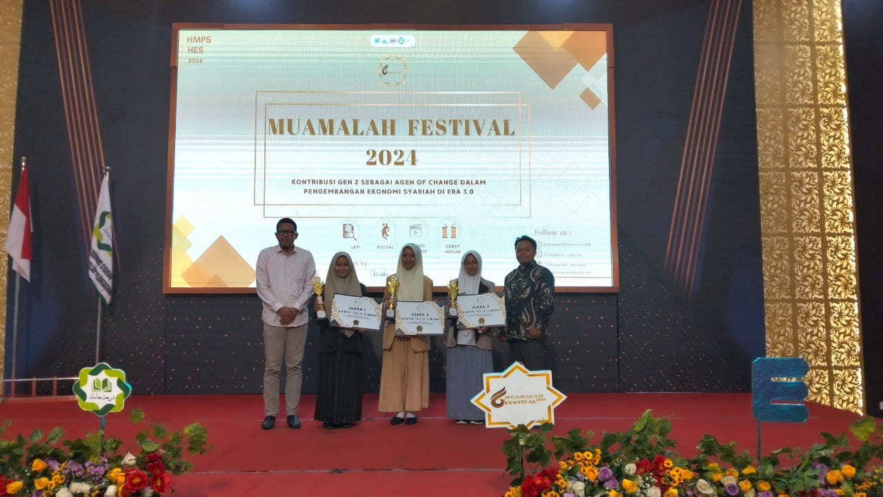 Juara 2 LKTI Muamalah Festival UIN SATU Tulungagung th 2024